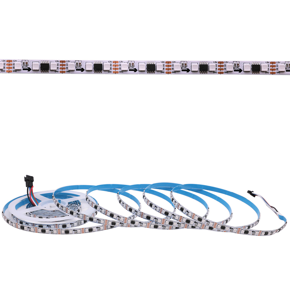 DC12V WS2818 8mm Dual Data Signal Dream Color RGB Addressable LED Strip - 96LEDs/m DC12V WS2818 8mm Dual Data Signal Dream Color RGB Addressable LED Strip - 96LEDs/m